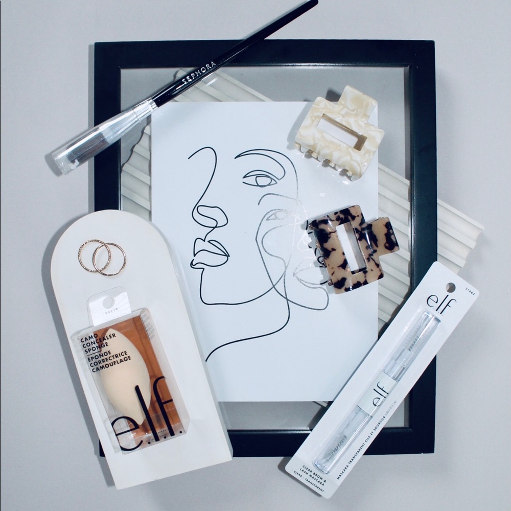 ELF Camo Concealer Sponge + Eyebrow and Lash Gel